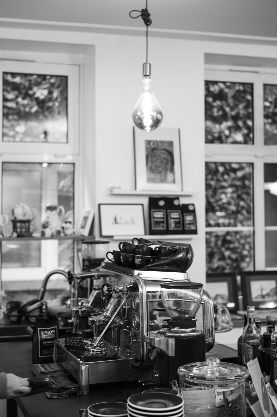 Kaffeemaschine im Café De Plaat